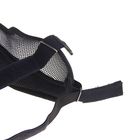 Маска для страйкбола KINGRIN V2 strike metal mesh mask (Black) MA-10-BK - Фото 4