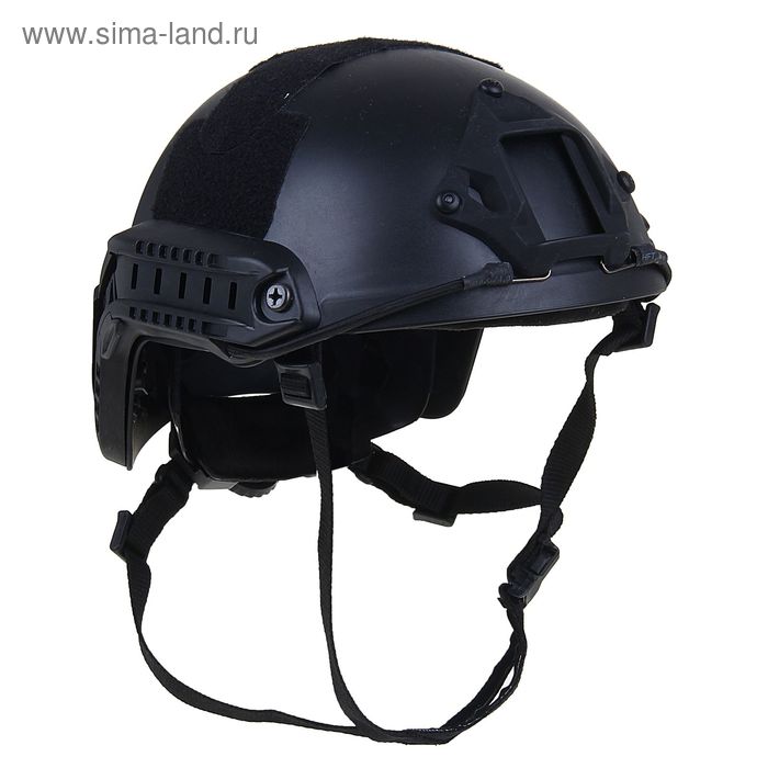 Шлем для страйкбола KINGRIN FAST helmet MH version (Black) HL-05-MH-BK - Фото 1