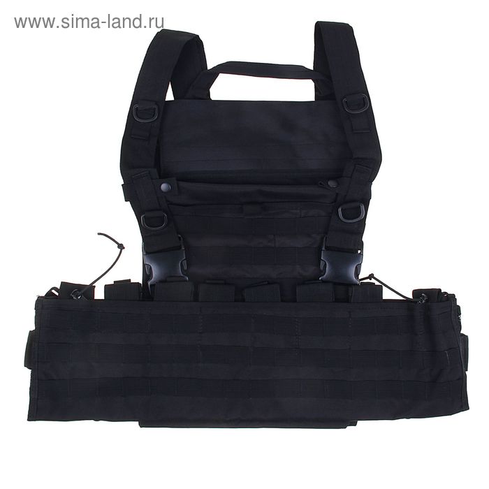 Жилет разгрузочный KINGRIN Tactical vest (Black) VE-11-BK - Фото 1