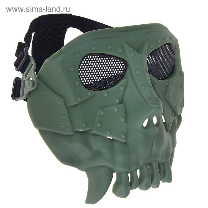 Маска для страйкбола KINGRIN Desert army group mask V2-Round mesh (OD) MA-53-OD - Фото 1