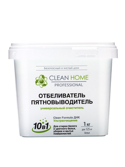 Отбеливатель Clean Home, порошок, для тканей, 1 л
