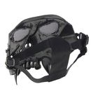 Маска для страйкбола KINGRIN Desert army group mask V2-Round mesh (Black) MA-53-BK - Фото 3