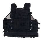 Жилет разгрузочный KINGRIN Mesh vest (Black) VE-05-BK - Фото 2