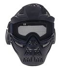 Маска для страйкбола KINGRIN Tactical gear mesh full face mask (Black) MA-07-BK - Фото 2