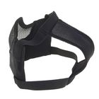 Маска для страйкбола KINGRIN V8 strike steel half face mask (Black) MA-65-BK - Фото 3