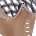 Маска для страйкбола KINGRIN Small flying mask with mesh goggle-Steel mesh (Tan) MA-16-T - Фото 3