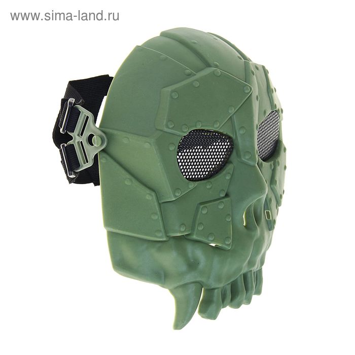 Маска для страйкбола KINGRIN Desert army group mask V1-Round mesh (OD) MA-52-OD - Фото 1
