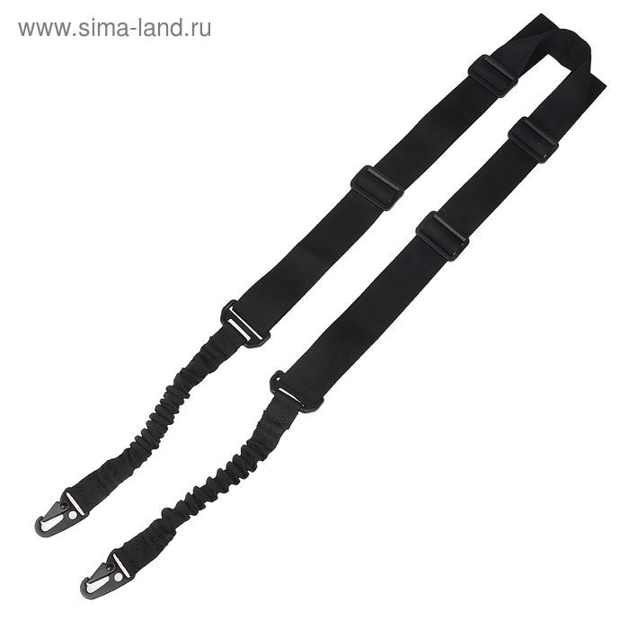 Ремень оружейный KINGRIN two point sling (Black) SL-08-BK - Фото 1