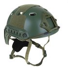 Шлем для страйкбола KINGRIN FAST helmet PJ version  low version(OD) HL-09-PJ-OD - Фото 1