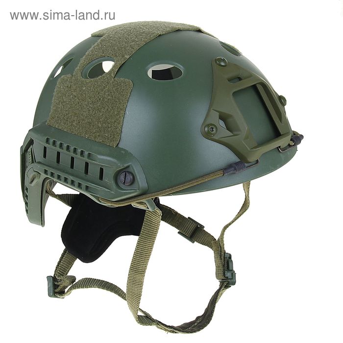 Шлем для страйкбола KINGRIN FAST helmet PJ version  low version(OD) HL-09-PJ-OD - Фото 1