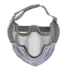 Маска для страйкбола KINGRIN V2 strike metal mesh mask (Grey) MA-10-G - Фото 2