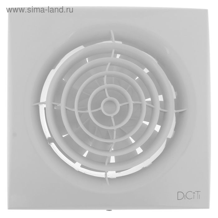 Вентилятор вытяжной DiCiTi AURA 5, 175х175 мм, d=125 мм, 220‒240 В, низкий уровень шума - Фото 1