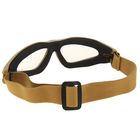 Очки защитные для страйкбола KINGRIN Zero nylon glasses (Black) MA-61-T - Фото 3