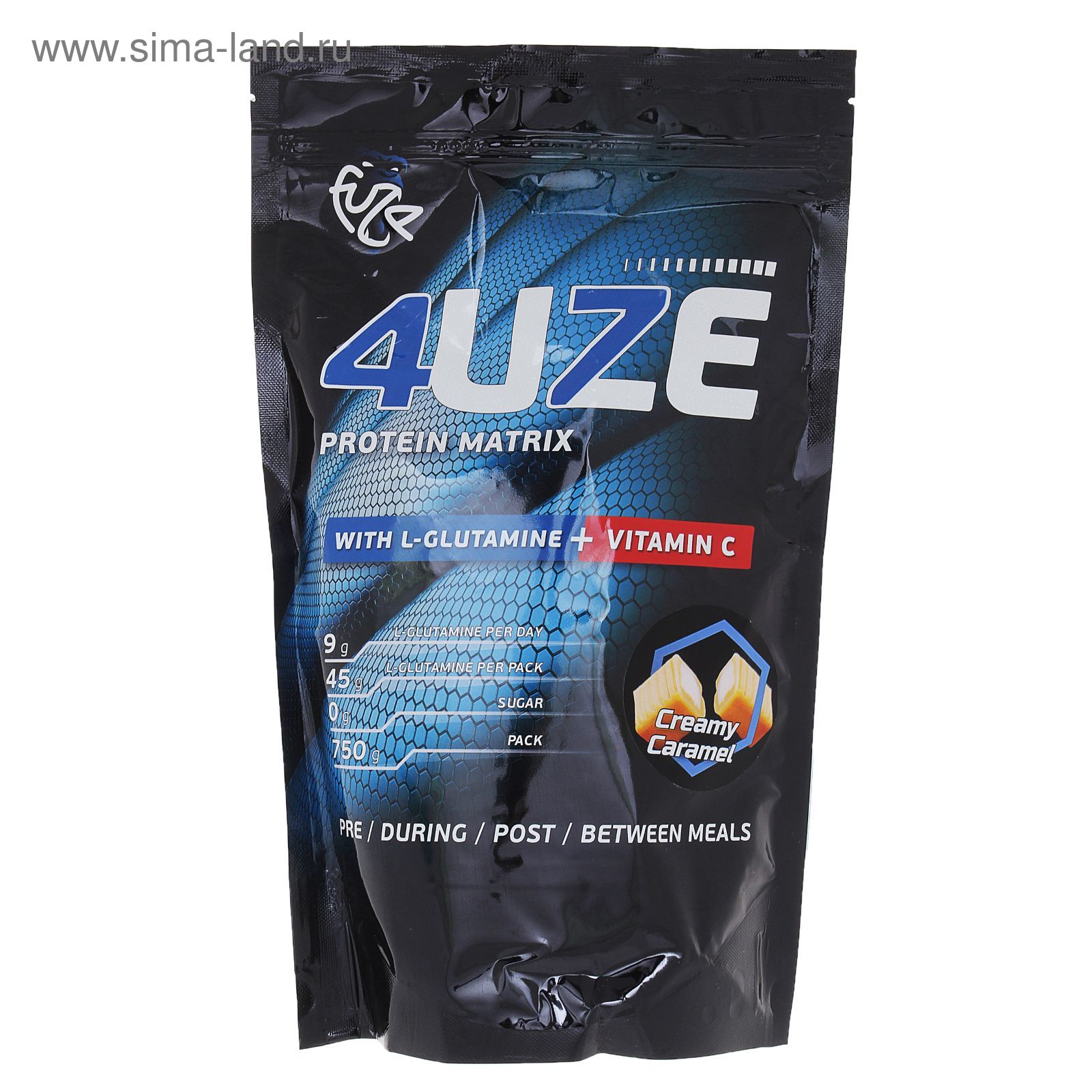 Мультикомпонентный Протеин Фьюз 47% + Glutamine 750г Сливочная карамель ...