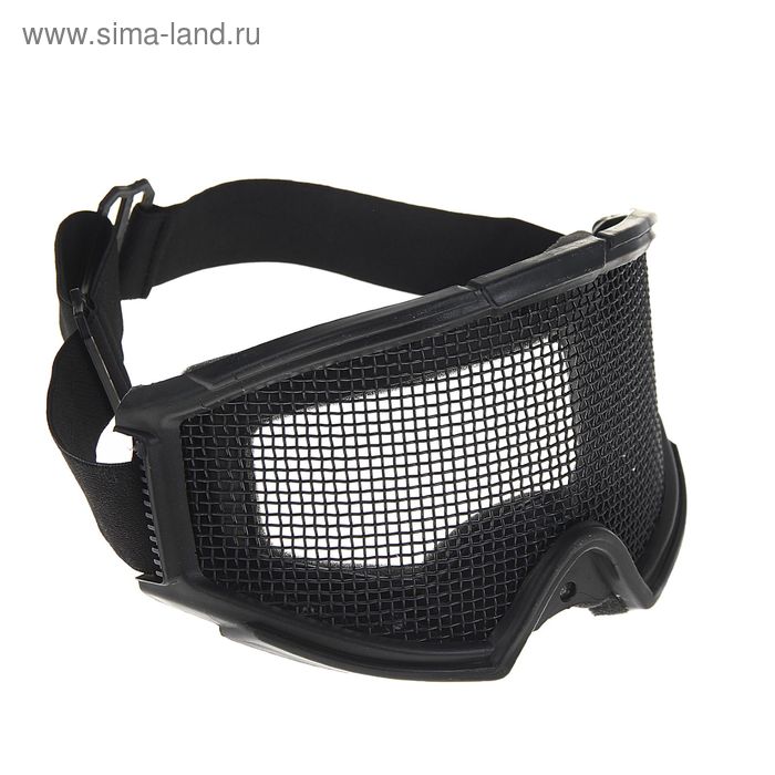 Очки защитные для страйкбола KINGRIN Tactical gear mesh goggles (Black) MA-05-BK - Фото 1