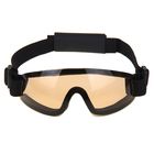 Очки защитные для страйкбола KINGRIN Adjustable tactical goggles (Brown) MA-73-BR - Фото 2