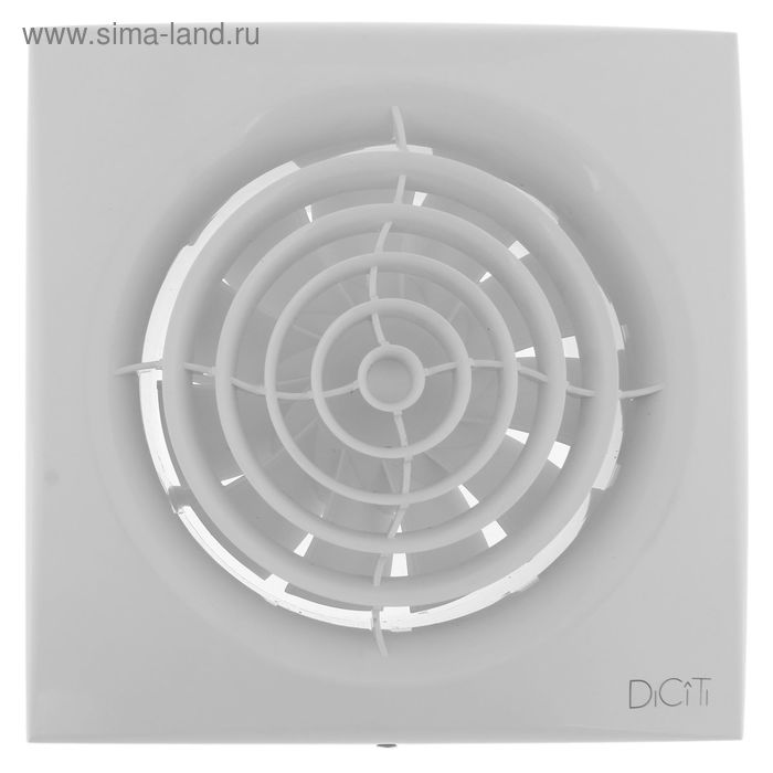 Вентилятор вытяжной DiCiTi AURA 5C, 175х175 мм, d=125 мм, 220‒240 В, с обратным клапаном - Фото 1