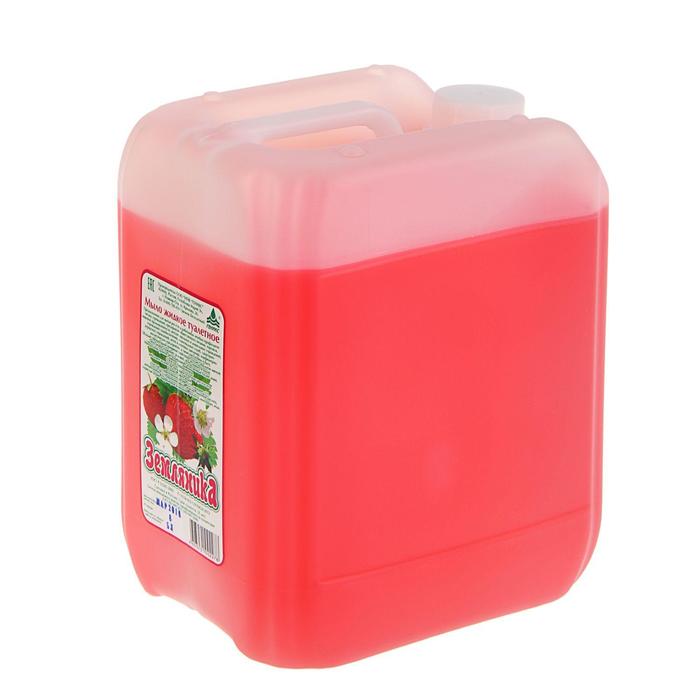 Мыло жидкое туалетное Ника «Земляника», канистра, 5 л - Фото 1