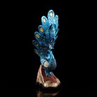 Статуэтка "Павлин", синяя, гипс, 36 см, микс - Фото 5