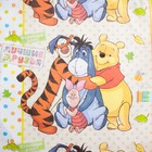 Детское постельное бельё 1,5 сп. "Медвежонок Винни и его друзья", размер 143х215 см, 150х214 см, 50х70 см-1 шт., 100% хлопок, бязь - Фото 4