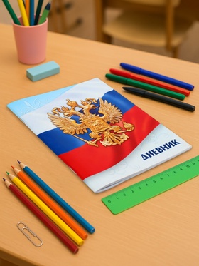 Дневник школьный для 1-11 классов, «Госсимволика России-3», мягкая обложка, 40 листов
