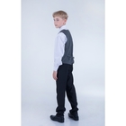 Брюки школьные для мальчика "Лидер", рост 134 см (32), цвет чёрный - Фото 2