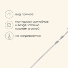 Шампур Maclay, прямой, толщина 1.5 мм, 50×1 см - Фото 2