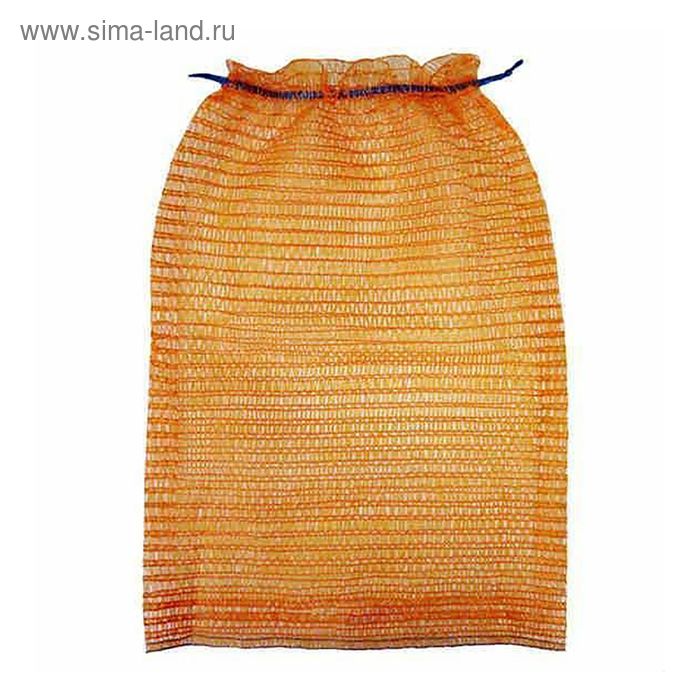 Сетка овощная, оранжевая, 45 х 75 см - Фото 1