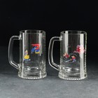 Набор кружек для пива «Приколисты», 500 мл, 2 шт, рисунок МИКС - Фото 2