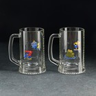 Набор кружек для пива «Приколисты», 500 мл, 2 шт, рисунок МИКС - Фото 4