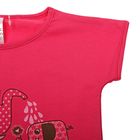 Пижама для девочки (футболка, шорты), рост 98-104 см (30), цвет розовый/принт (арт. 382Б-161) - Фото 2