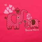 Пижама для девочки (футболка, шорты), рост 98-104 см (30), цвет розовый/принт (арт. 382Б-161) - Фото 3