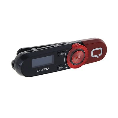 MP3 плеер Qumo Magnitola Red, 4 Гб, дисплей 1.1, USB 2.0, красный