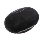 Декоративная подушка из войлока "Чёрный камень" диаметр 30 см - Фото 2