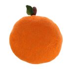 Декоративная подушка из войлока "Апельсин" диаметр 30 см - Фото 1