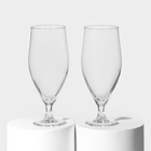 Набор стеклянных фужеров для пива «Французский ресторанчик», 620 мл, 2 шт - фото 8460247