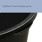 Таз строительный, 90 л, круглый, пластик - Фото 2