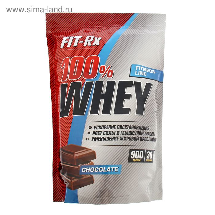 Протеин Fit-RX 100% Whey шоколад 900г - Фото 1