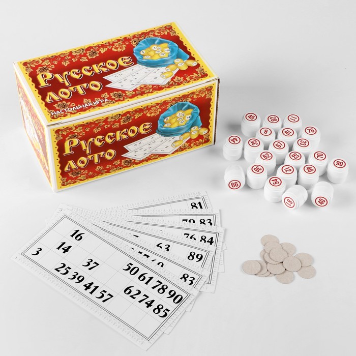 Русское лото "Kлассическое", 24 карточки, карточка 16.5 х 8 см - фото 1912022827