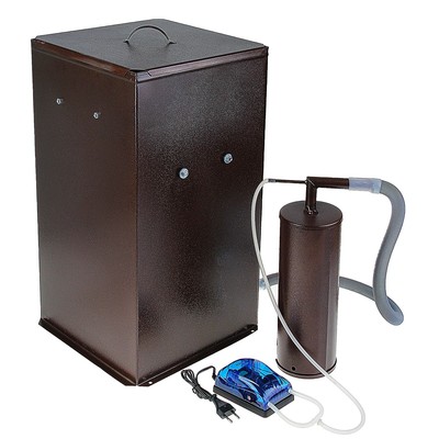 Коптильня холодного копчения «Дым Дымыч» 01Б, дымогенератор, 50 л, коричневая