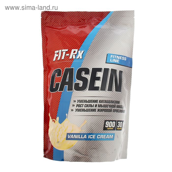 Казеин Fit-RX Casein пломбир 900г - Фото 1