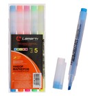 Набор маркеров текстовыделителей 5 цветов, 4.0 мм, PP Lamark - Фото 1