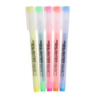 Набор маркеров текстовыделителей 5 цветов, 4.0 мм, PP Lamark - Фото 2