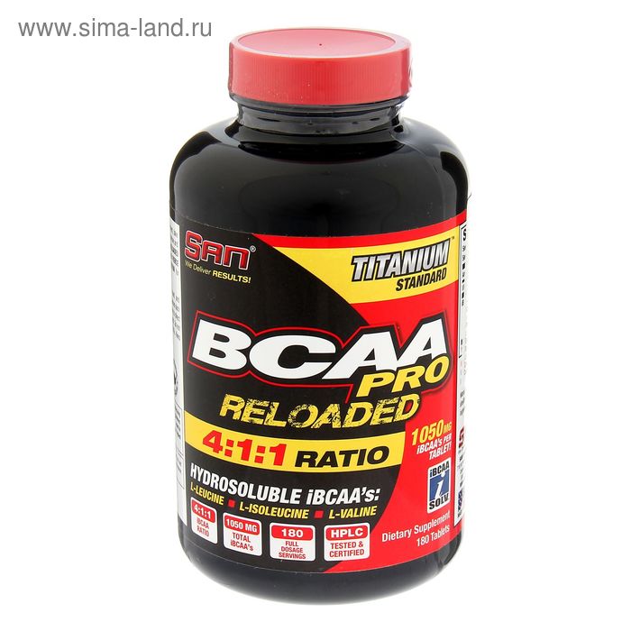 Аминокислоты SAN BCAA-Pro Reloaded 180таб - Фото 1