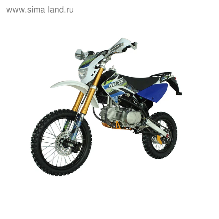 Мотоцикл Racer RC125-PE Pitbike, синий - Фото 1