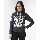 Толстовка женская "Чикаго 32", цвет тёмно-серый, размер 42 (XS) (арт. ТЖБК-СТ0001) - Фото 1