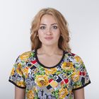 Комплект женский (футболка на бейках, леггинсы), цвет МИКС, размер 52 (арт. а682b) - Фото 2