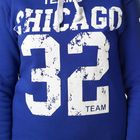 Толстовка женская "Чикаго 32", цвет синий, размер 50 (XL) (арт. ТЖБК-СТ0001) - Фото 5
