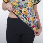 Комплект женский (футболка на бейках, леггинсы), цвет МИКС, размер 56 (арт. а682b) - Фото 4