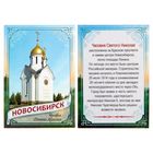 Магнит двусторонний «Новосибирск» - фото 321253378